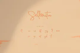 Sellomita - Handwritten Font