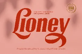 Lioney Oblique font