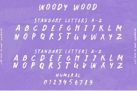 Woody Wood Font