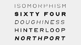 NORD - Minimal Display / Headline / Logo Typeface font