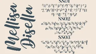 Mellisa Disella Script font