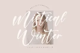 Mistical Winter Script Font