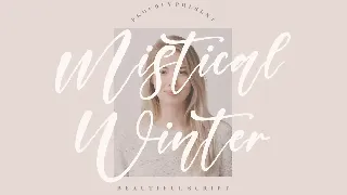 Mistical Winter Script Font