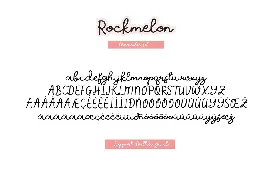 Rockmelon - Playful Handwritting Font