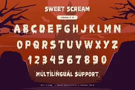 Sweet Scream font