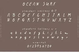 Ocean Surf Hand Written Font