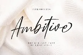 Ambitive - Elegant Font