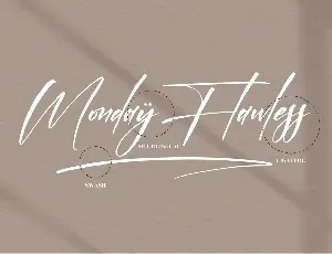 Manthilde Konttera Modern Signature Font