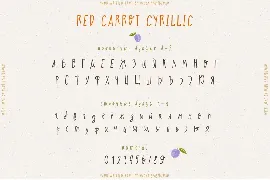 Red Carrot PlayFul Font