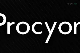 Procyon - Modern Typeface + WebFont