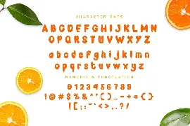 Fruit Juicer - cartoon font