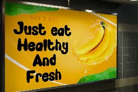 Fruit Juicer - cartoon font