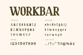 Workbar Serif Font