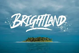 Brightland Brush Font