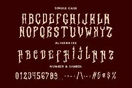 Astriam Blackletter Display Font