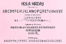 Holla Monday font