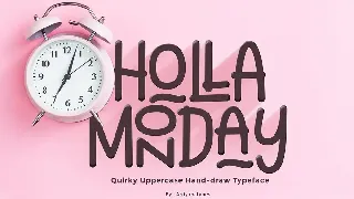 Holla Monday font