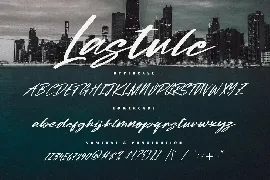 Lastule - The Urban Lettering Font