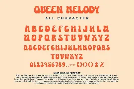 QueenMelody - Groovy Display Font