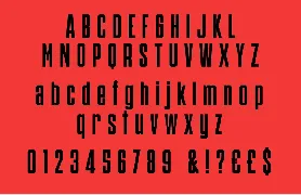 Redig font