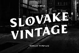 Glocs Vintage Font