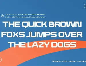 Desinem - Sporty Display Typeface font