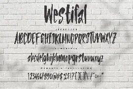 Westifal - The Handwritten Font