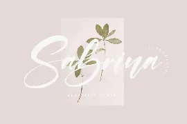 Sabrina Beautiful Script font