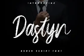 Dastyn - Brush Script Font