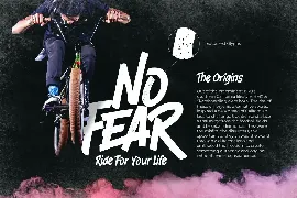 Land Of Fear - Street Type font