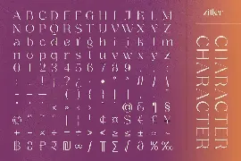 Zitter font