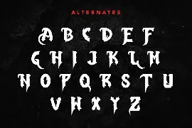 Zero Mistake - Cool Blackletter Display Font