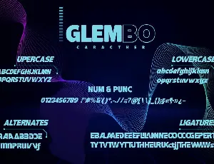 Glembo font