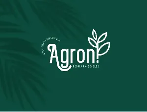 Agron font