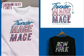 Thunder Mage | Western | 3D fonts | Free Flow