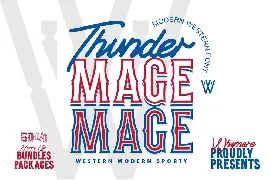 Thunder Mage | Western | 3D fonts | Free Flow