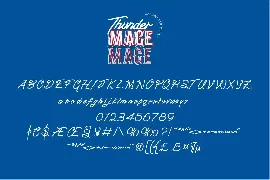 Thunder Mage | Western | 3D fonts | Free Flow