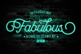 Fabulous font