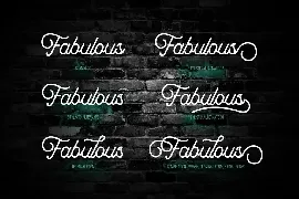 Fabulous font