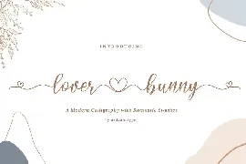 Lover Bunny font