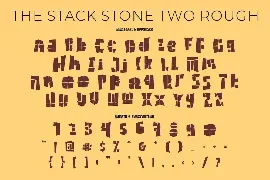 The Stack Stone - Display Font