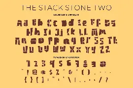 The Stack Stone - Display Font