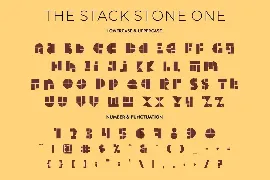 The Stack Stone - Display Font