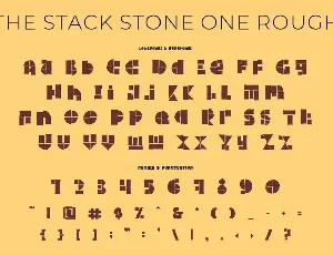 The Stack Stone - Display Font