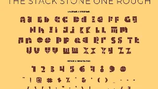 The Stack Stone - Display Font