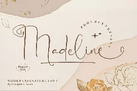 Madeline Modern Signature Font