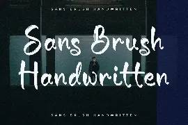 Gafstery Sans Brush Handwritten Font