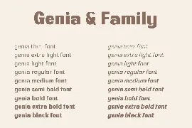 Genia font