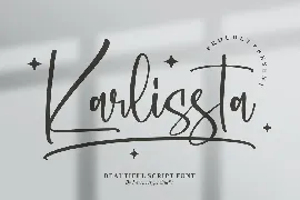 Karlissta Script Font