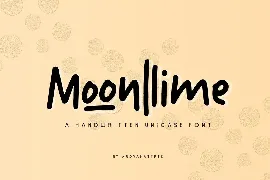 Moonlime font